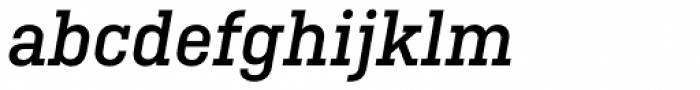 Ciutadella Slab Medium Italic Font LOWERCASE