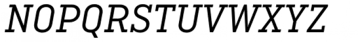 Ciutadella Slab Regular Italic Font UPPERCASE