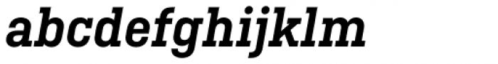 Ciutadella Slab Semi Bold Italic Font LOWERCASE