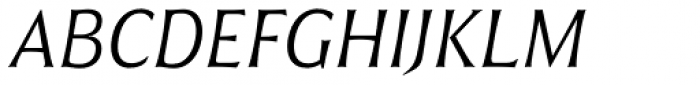 Civane Cond Light Italic Font UPPERCASE
