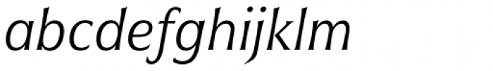 Civane Cond Light Italic Font LOWERCASE