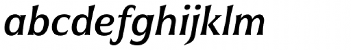 Civane Cond Medium Italic Font LOWERCASE