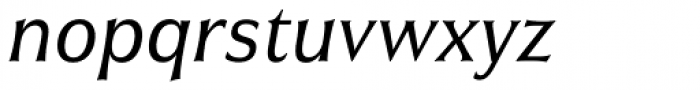 Civane Cond Regular Italic Font LOWERCASE