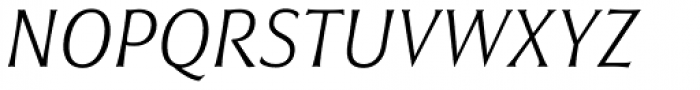 Civane Cond Thin Italic Font UPPERCASE