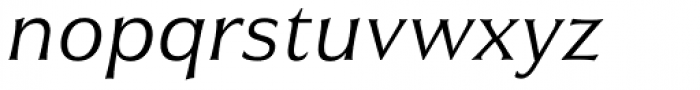 Civane Ext Book Italic Font LOWERCASE
