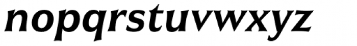 Civane Norm Demi Italic Font LOWERCASE