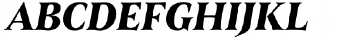 Civane Serif Condensed Black Italic Font UPPERCASE