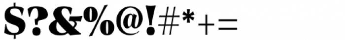 Civane Serif Condensed Black Font OTHER CHARS