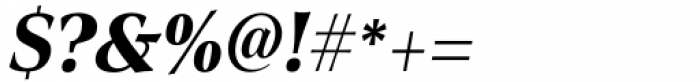 Civane Serif Condensed Bold Italic Font OTHER CHARS