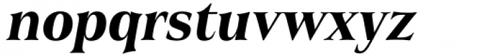 Civane Serif Condensed Bold Italic Font LOWERCASE