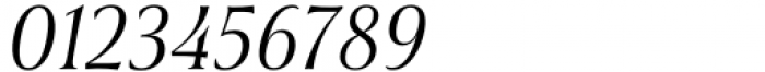 Civane Serif Condensed Book Italic Font OTHER CHARS