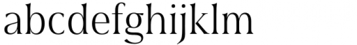 Civane Serif Condensed Light Font LOWERCASE