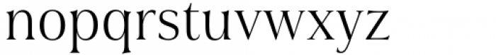 Civane Serif Condensed Light Font LOWERCASE