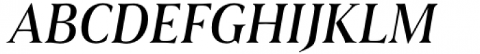 Civane Serif Condensed Medium Italic Font UPPERCASE