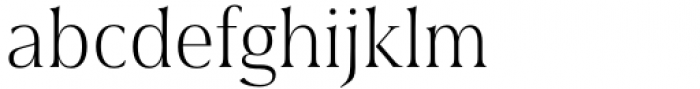 Civane Serif Condensed Thin Font LOWERCASE
