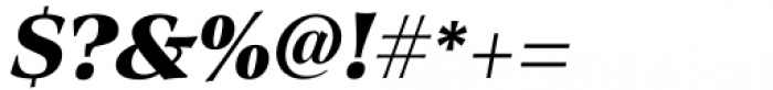 Civane Serif Extended Black Italic Font OTHER CHARS