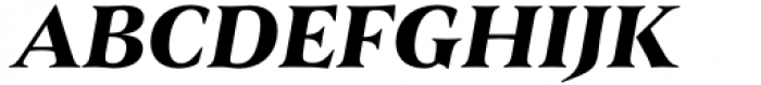 Civane Serif Extended Black Italic Font UPPERCASE