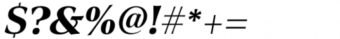 Civane Serif Extended Bold Italic Font OTHER CHARS