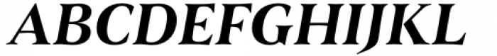 Civane Serif Extended Bold Italic Font UPPERCASE