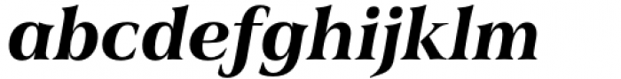 Civane Serif Extended Bold Italic Font LOWERCASE