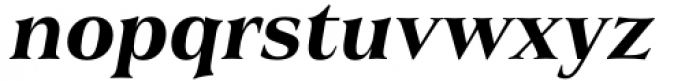 Civane Serif Extended Bold Italic Font LOWERCASE