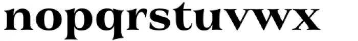Civane Serif Extended Bold Font LOWERCASE