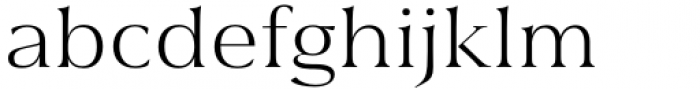 Civane Serif Extended Light Font LOWERCASE
