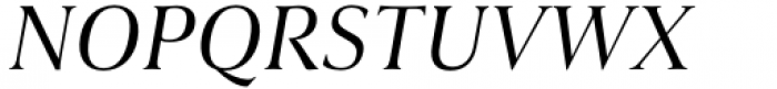 Civane Serif Extended Regular Italic Font UPPERCASE