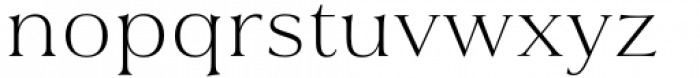Civane Serif Extended Thin Font LOWERCASE