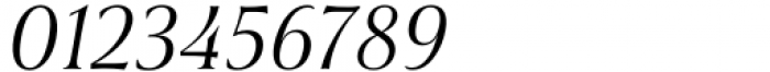 Civane Serif Norm Book Italic Font OTHER CHARS