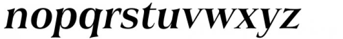 Civane Serif Norm Demi Italic Font LOWERCASE