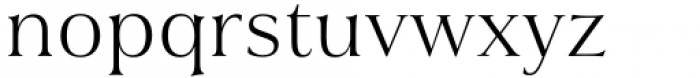 Civane Serif Norm Light Font LOWERCASE
