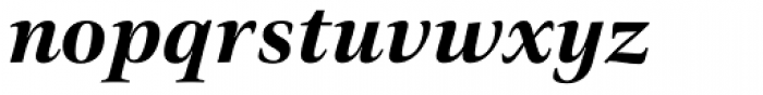 Civita Bold Italic Font LOWERCASE