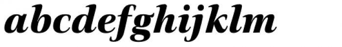 Civita ExtraBold Italic Font LOWERCASE