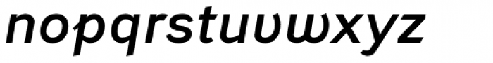 Civolis Bold Italic Font LOWERCASE