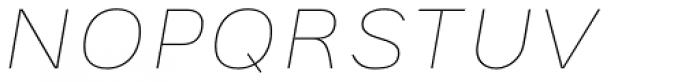 Civolis Thin Italic Font UPPERCASE