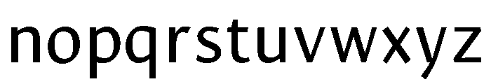 CirculationSans Regular Font LOWERCASE