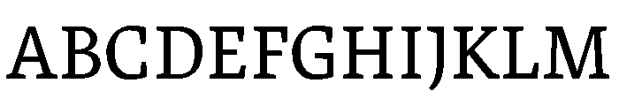 CirculationSerif Regular Font UPPERCASE
