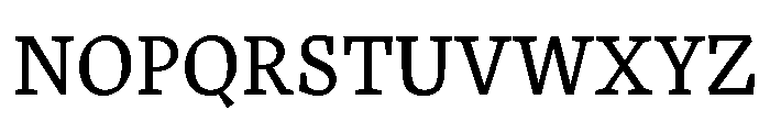 CirculationSerif Regular Font UPPERCASE