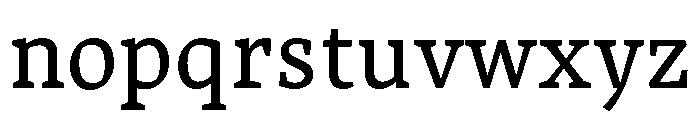 CirculationSerif Regular Font LOWERCASE