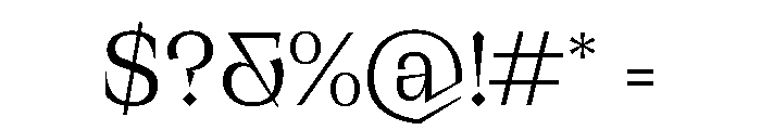 Cirka 2 Font OTHER CHARS