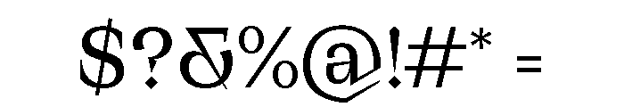 Cirka 4 Font OTHER CHARS