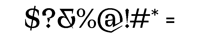 Cirka 5 Font OTHER CHARS