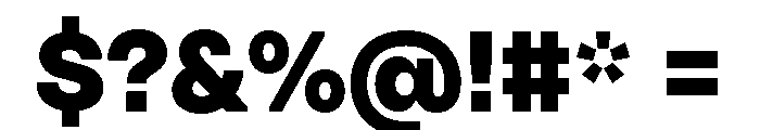 Citerne Black Font OTHER CHARS