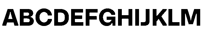 Citerne Bold Font UPPERCASE