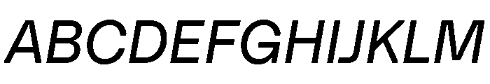 Citerne Italic Font UPPERCASE