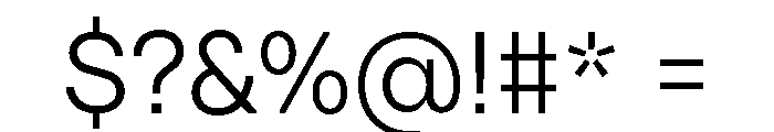 Citerne Light Font OTHER CHARS