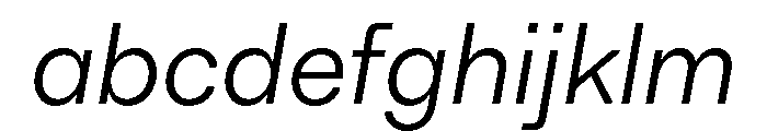 Citerne LightItalic FONT