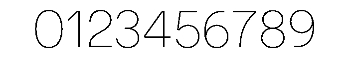 Citerne Thin Font OTHER CHARS