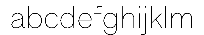 Citerne Thin FONT